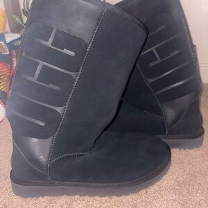 UGG Black Suede Flats